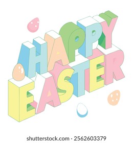 elebrate Easter Day with this delightful collection of graphic elements in vector illustration style. Featuring Easter eggs, bunnies, spring flowers, and festive decorations