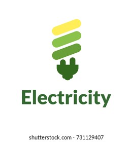 Electicity company logo template 