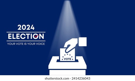 Election 2024 banner design. General election .