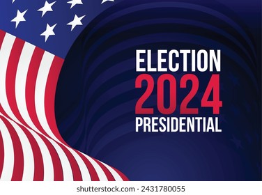 Wahl 2024 Banner Design-Vorlage