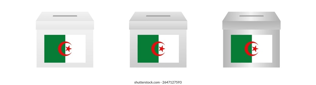 Election in Algeria. Election Concept. Vector Illustration.