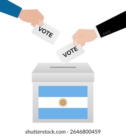 Election in Argentina. Election Concept. Vector Illustration.