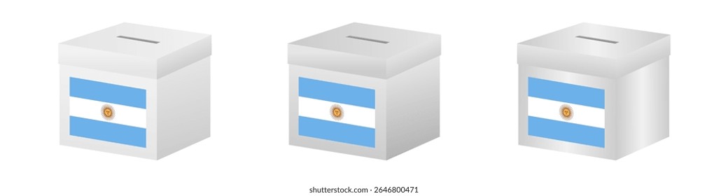 Eleições na Argentina. Conceito de Eleição. Ilustração de vetor.