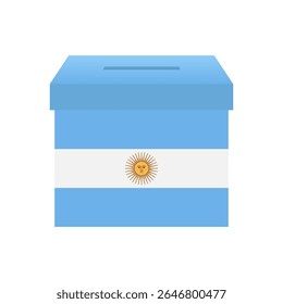 Eleições na Argentina. Conceito de Eleição. Ilustração de vetor.