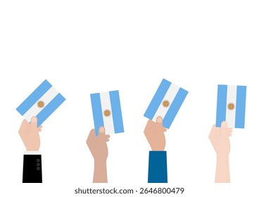 Eleições na Argentina. Conceito de Eleição. Ilustração de vetor.