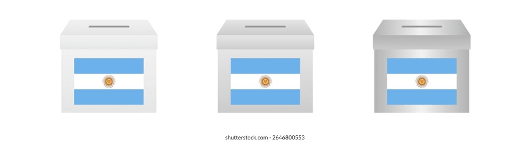 Eleições na Argentina. Conceito de Eleição. Ilustração de vetor.