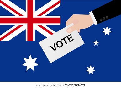 Election in the Australia. Election Concept. Vector Illustration.