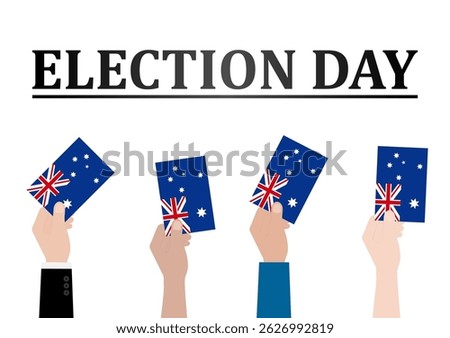 Election in the Australia. Election Concept. Vector Illustration.