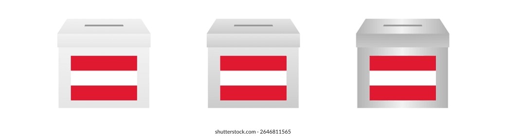 Election in Austria. Election Concept. Vector Illustration.