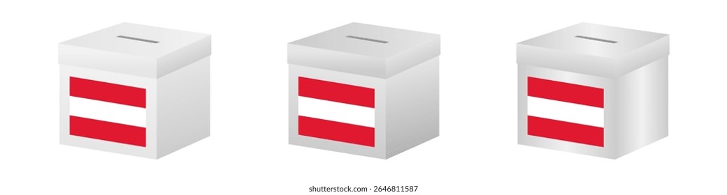 Election in Austria. Election Concept. Vector Illustration.