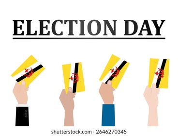 Election in Brunei. Election Concept. Vector Illustration.