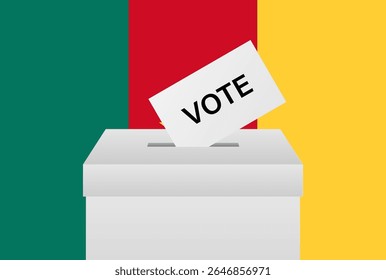 Election in Cameroon. Election Concept. Vector Illustration.