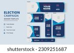 Election Campaign Banner Template, Political Campaign Banner Template, Vote Banner Template, Political Election Poster