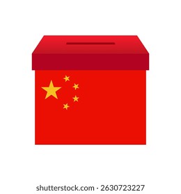 Election in China. Election Concept. Vector Illustration.