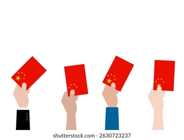 Election in China. Election Concept. Vector Illustration.