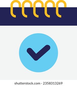 election date Icon Vector Flat Illustration