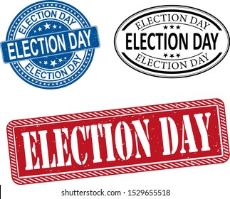 Election Day banner web Vector Illustration Set on a white background