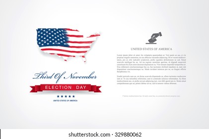Election day. Brochure design templates