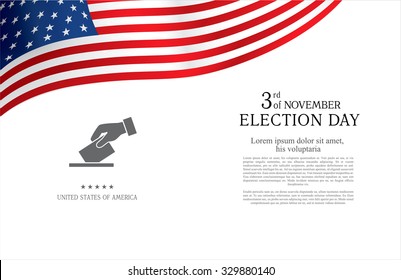 Election day. Brochure design templates