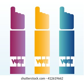 Election day design. Vector infograph illustration.