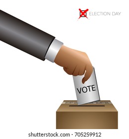 Election Day Graphic Design, Democracy, Vector Illustration