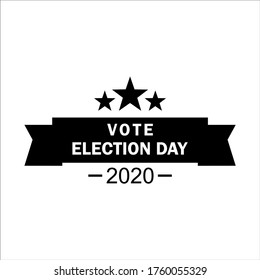 election day logo vector illustration.