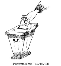 election day, sketch