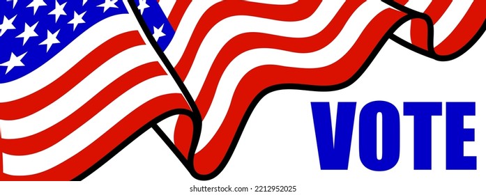 Election Day in the United States vector design