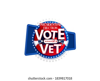 Election day. Vote 2020 in USA, banner design. Usa debate of president voting 2020. Election voting poster. Political election campaign