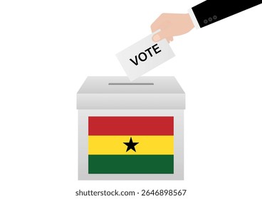 Election in Ghana. Election Concept. Vector Illustration.