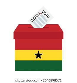 Election in Ghana. Election Concept. Vector Illustration.