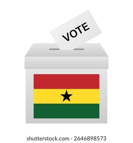 Election in Ghana. Election Concept. Vector Illustration.