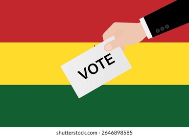 Election in Ghana. Election Concept. Vector Illustration.