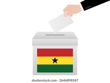 Election in Ghana. Election Concept. Vector Illustration.