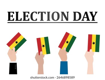 Election in Ghana. Election Concept. Vector Illustration.