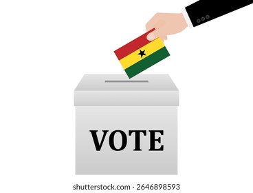 Election in Ghana. Election Concept. Vector Illustration.