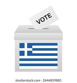 Election in Greece. Election Concept. Vector Illustration.