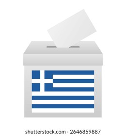 Election in Greece. Election Concept. Vector Illustration.