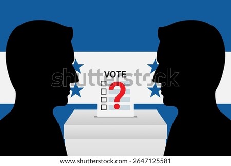 Election in Honduras. Election Concept. Vector Illustration.