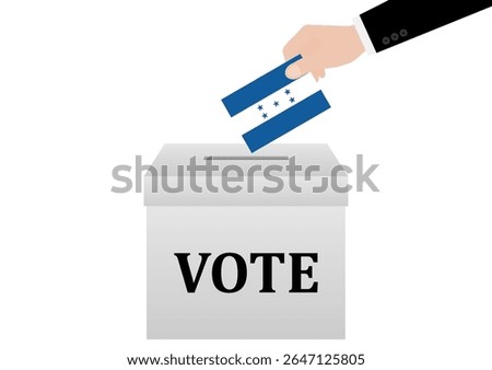 Election in Honduras. Election Concept. Vector Illustration.