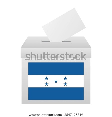 Election in Honduras. Election Concept. Vector Illustration.