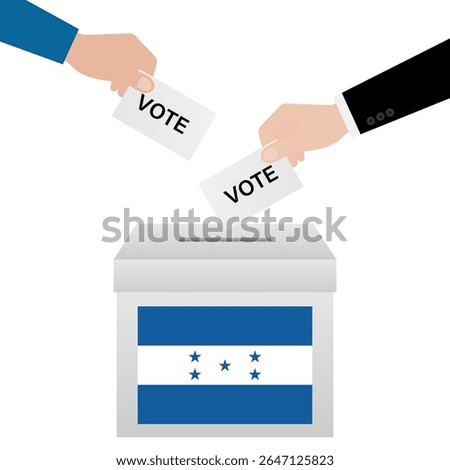 Election in Honduras. Election Concept. Vector Illustration.