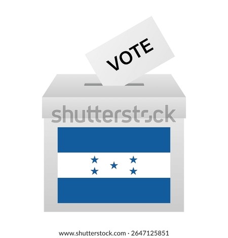 Election in Honduras. Election Concept. Vector Illustration.