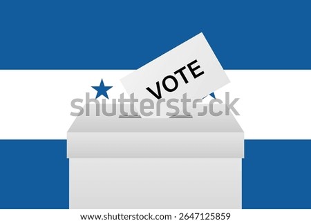 Election in Honduras. Election Concept. Vector Illustration.