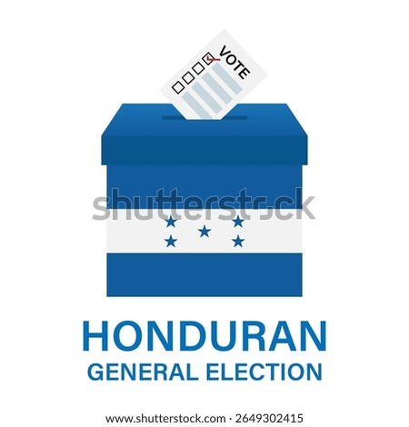 Election in Honduras. Election Concept. Vector Illustration.