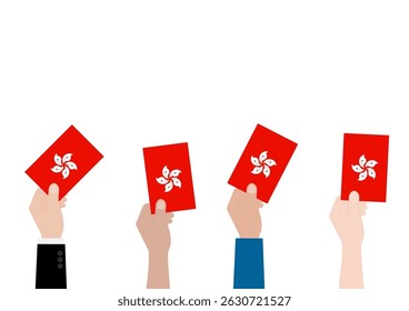 Election in Hong Kong. Election Concept. Vector Illustration.