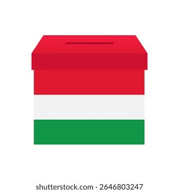 Election in Hungary. Election Concept. Vector Illustration.