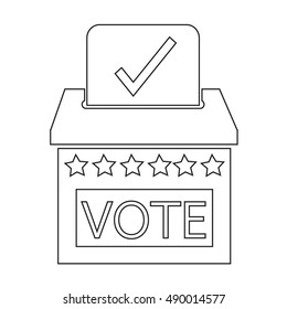 election icon illustration design