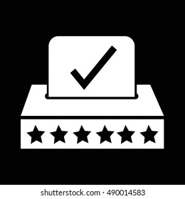 election icon illustration design