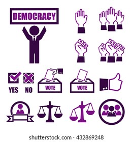 election icon set